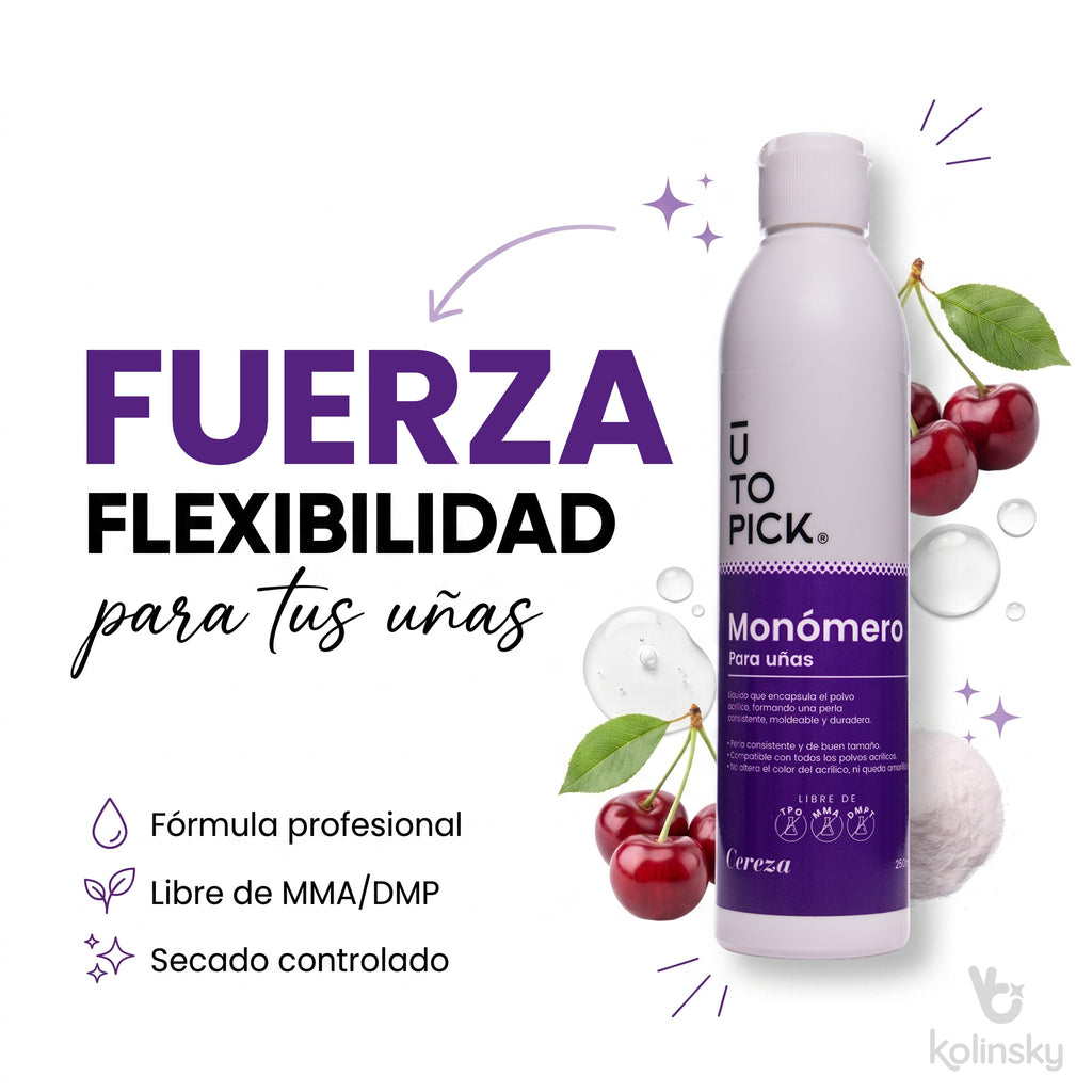 Monómero para uñas acrílicas 60ml - Utopick